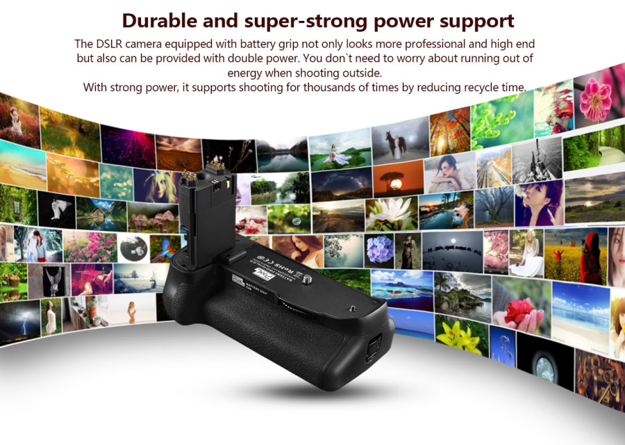 Pixel Vertax E20 Battery Grip Holder for Canon 5D Mark IV