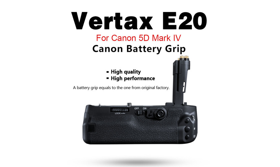 Pixel Vertax E20 Battery Grip Holder for Canon 5D Mark IV