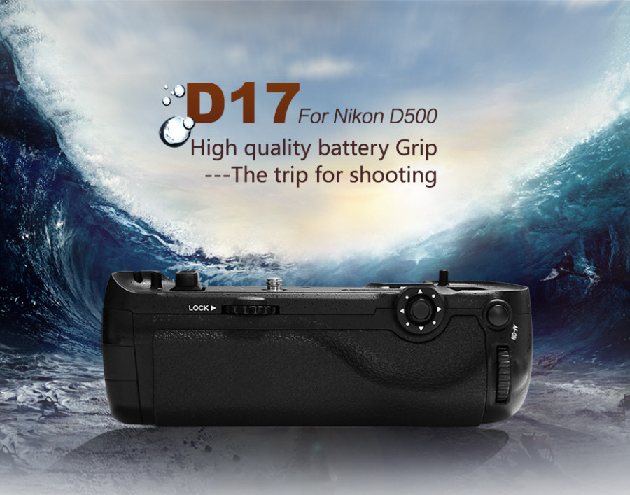 Pixel Vertax D17 Battery Grip Holder For Nikon D500