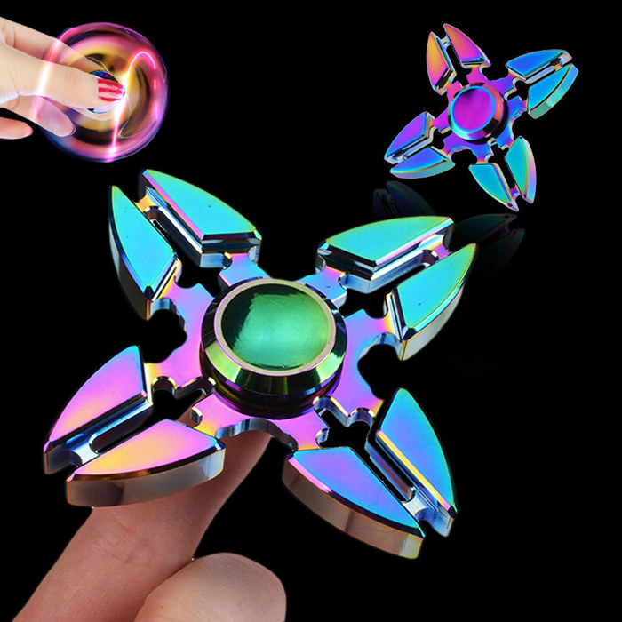 Metal Crab Aluminum Fidget Spinners Fingertip Gyro Toys
