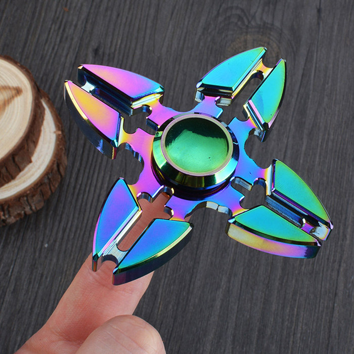 Metal Crab Aluminum Fidget Spinners Fingertip Gyro Toys