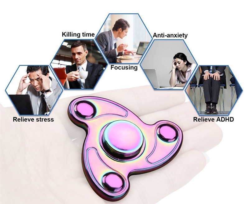 Snail Aluminum Fidget Spinners Fingertip Gyro Toys