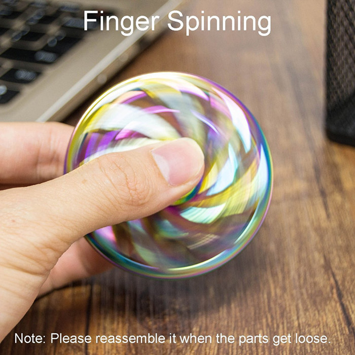Mandala Aluminum Fidget Spinners Fingertip Gyro Toys