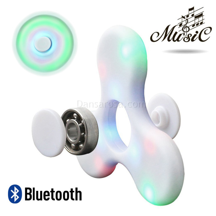 LED Bluetooth Speaker Fidget Spinner Finger Spiner E104