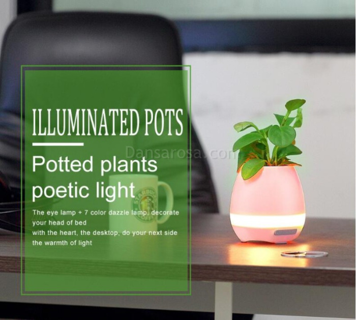 Bluetooth music flowerpot