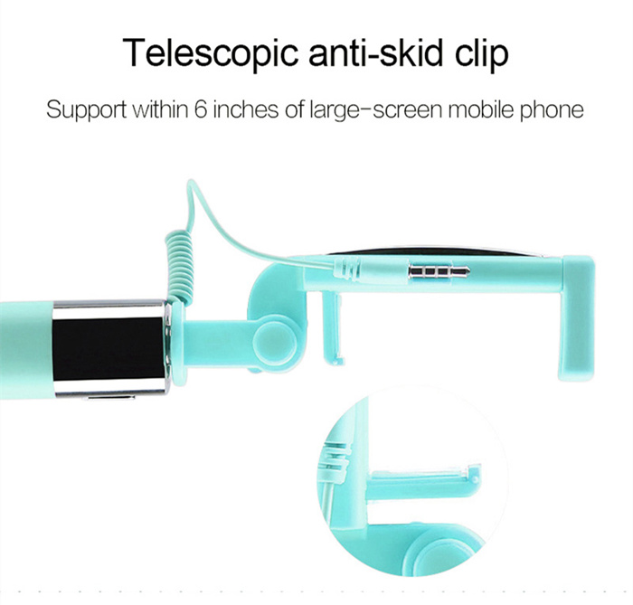 Like Mirror Mini Selfie Stick Handheld Monopod For Iphone & Android Cellphone