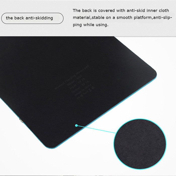 Wireless Charger Mouse Pad Mat