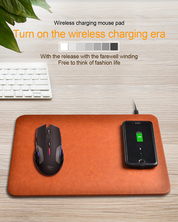 Kexu Fast Wireless Charger Mouse Pad Mat