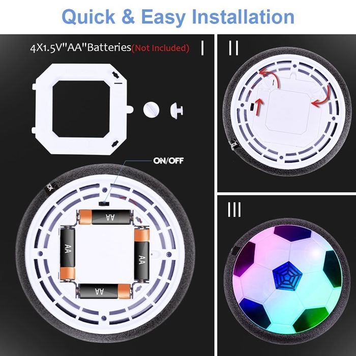 Indoor Led Hover Air Power Soccer Disc