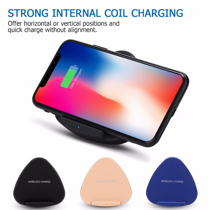 USB fast wireless charger holder for iPhone samsung android cellphone