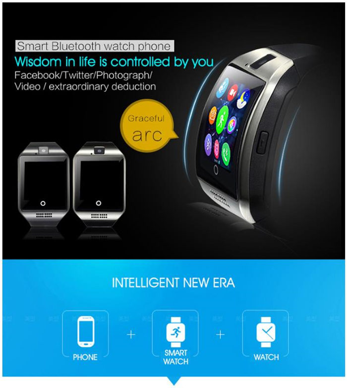 Q18 passometer bluetooth smart watch