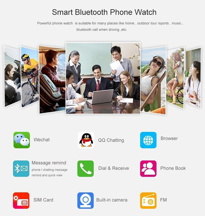 A1 Smart Watch For Android Phone With Camera