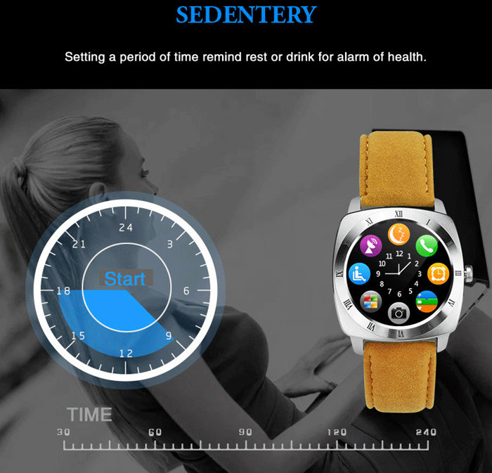 X3 smart watch bluetooth wristwatch with camera