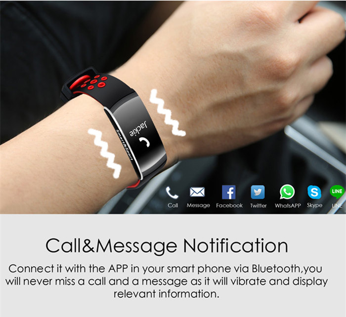 Q8 Waterproof Smart Bracelet Bluetooth Wristband Smartband For Android iPhone