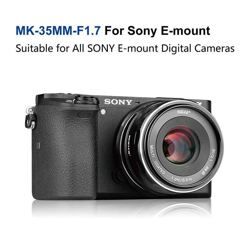 Meike 35mm F1.7 Large Aperture Manual Prime Fixed Lens APS-C for Sony Meike 35mm F1.7 Large Aperture Manual Prime Fixed Lens APS-C for Sony