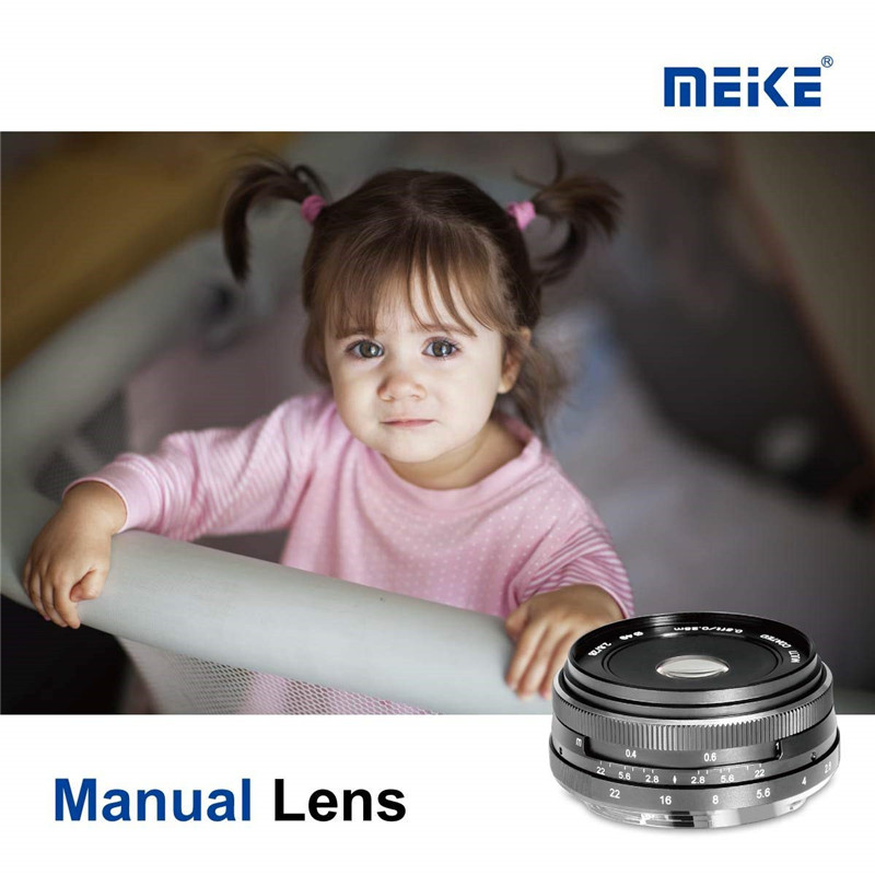 Meike 28mm f2.8 Fixed Manual Focus Lens for Sony