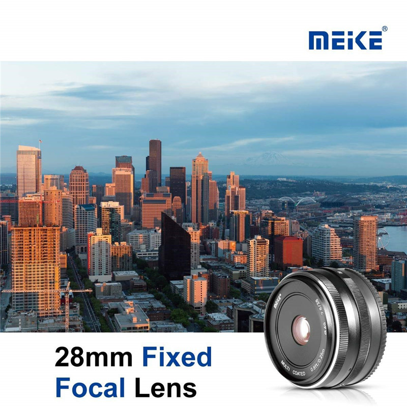Meike 28mm f2.8 Fixed Manual Focus Lens for Sony Meike 28mm f2.8 Fixed Manual Focus Lens for Sony