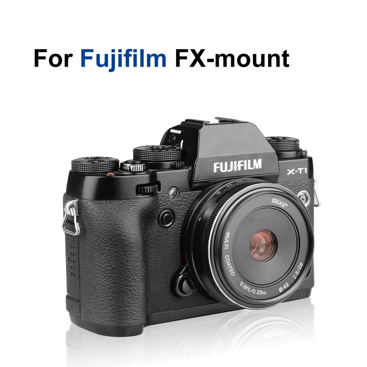 Meike 28mm f2.8 Fixed Manual Focus Lens for Panasonic Olympus