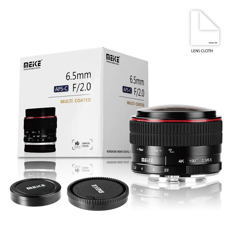 Meike 6.5mm f/2.0 Ultra Wide Fisheye Lens For Sony