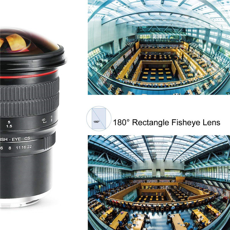 Meike 8mm f3.5 Fisheye Lens For Fujifilm X Mount Mirrorless APS-C Camera