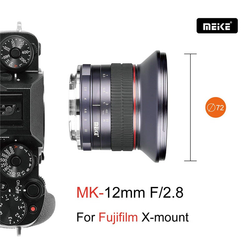 Meike 12mm f2.8 Ultra Wide Angle Fixed Lens Fujifilm Camera