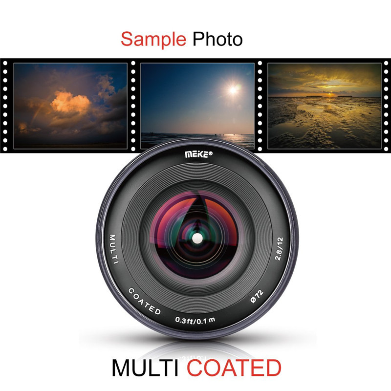 Meike 12mm F/2.8 Ultra Wide Angle Manual Foucs Lens for Sony E Mount APS-C Cameras