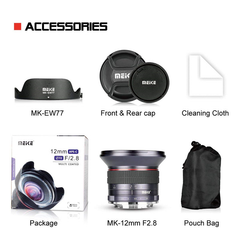 Meike 12mm f2.8 Wide Angle Manual Fixed Lens For Panasonic/Olympus Camera Meike 12mm f2.8 Wide Angle Manual Fixed Lens For Panasonic/Olympus Camera