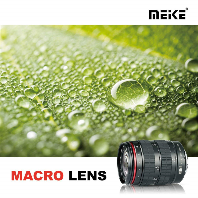 Meike 85mm f2.8 Manual Focus Full Frame Macro Lens For Nikon DSLR Camera