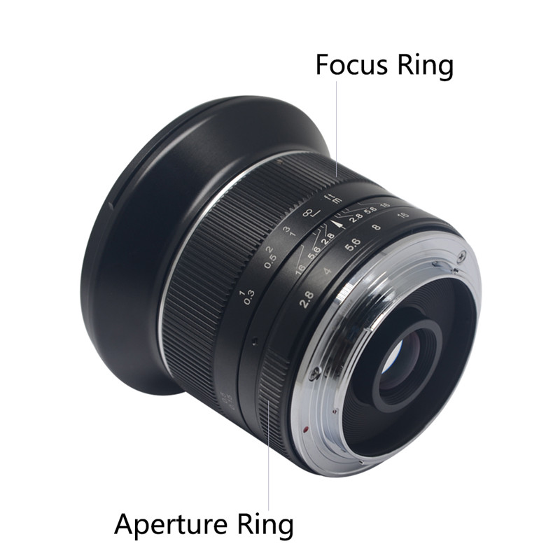 Mcoplus APS-C 12mm F2.8 Wide Angle Macro Manual Focus Lens