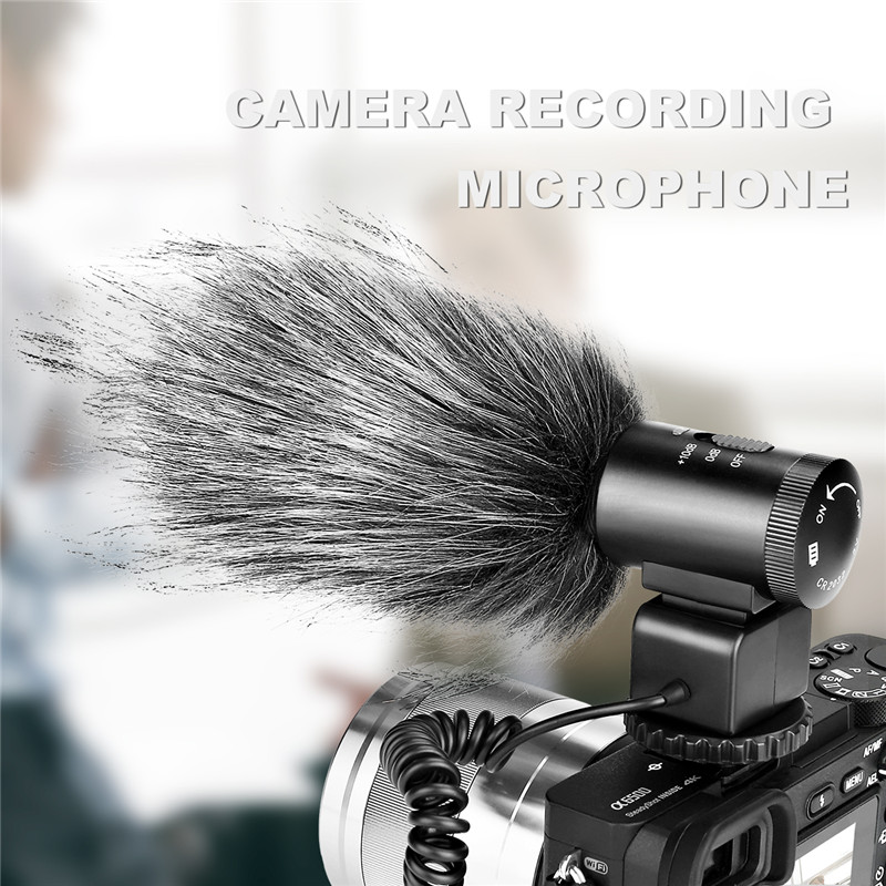 Meike MP1 Interview MIC Microphone For Canon Nikon Camera Camcorder