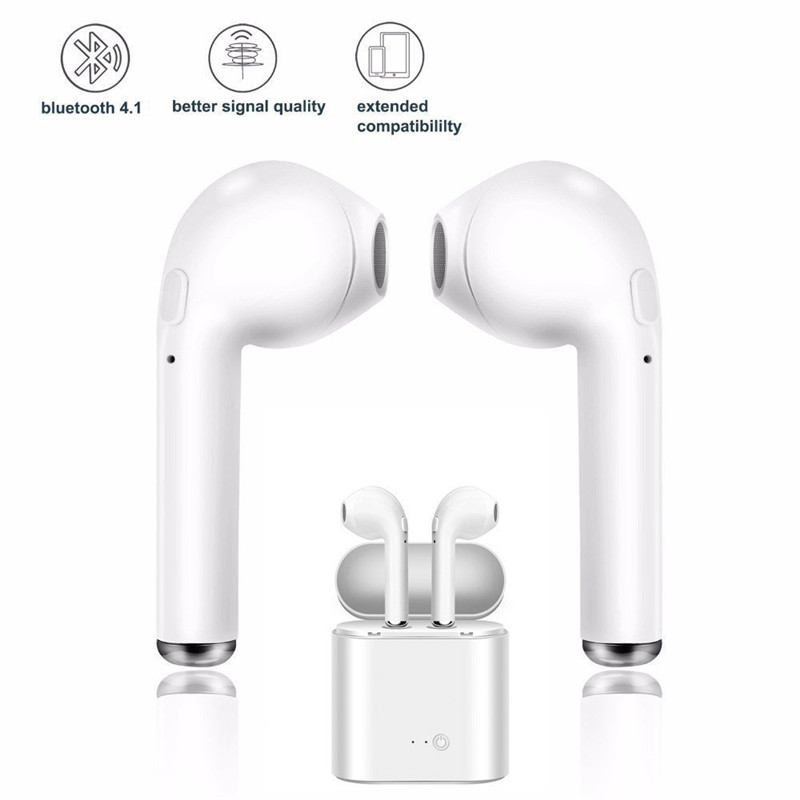  i7S Bluetooth Earphone Headset Mini Earbud With Microphone