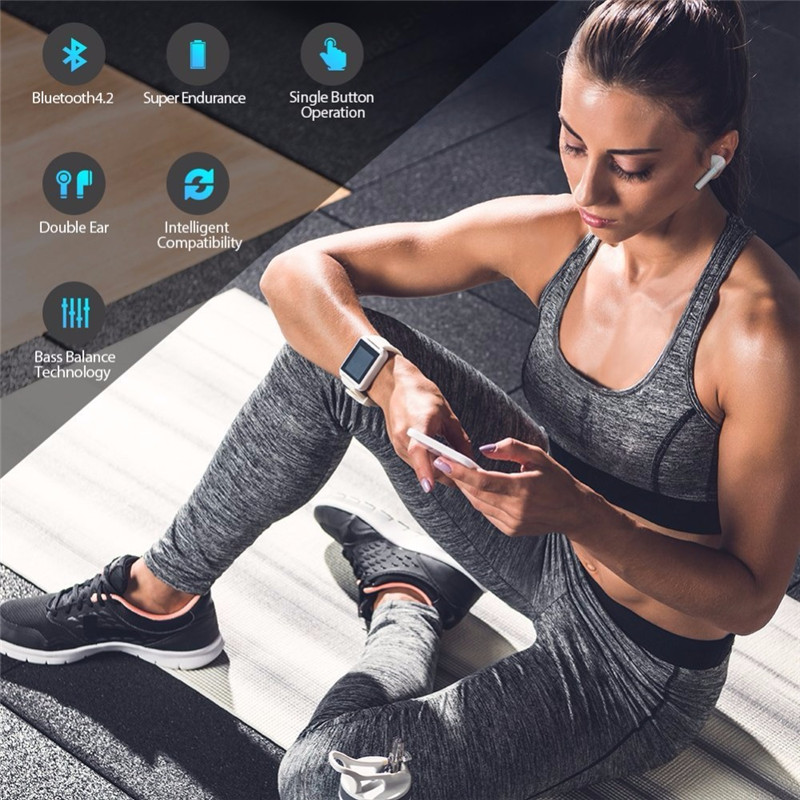 i7S Bluetooth Earphone Headset Mini Earbud With Microphone i7S Bluetooth Earphone Headset Mini Earbud With Microphone