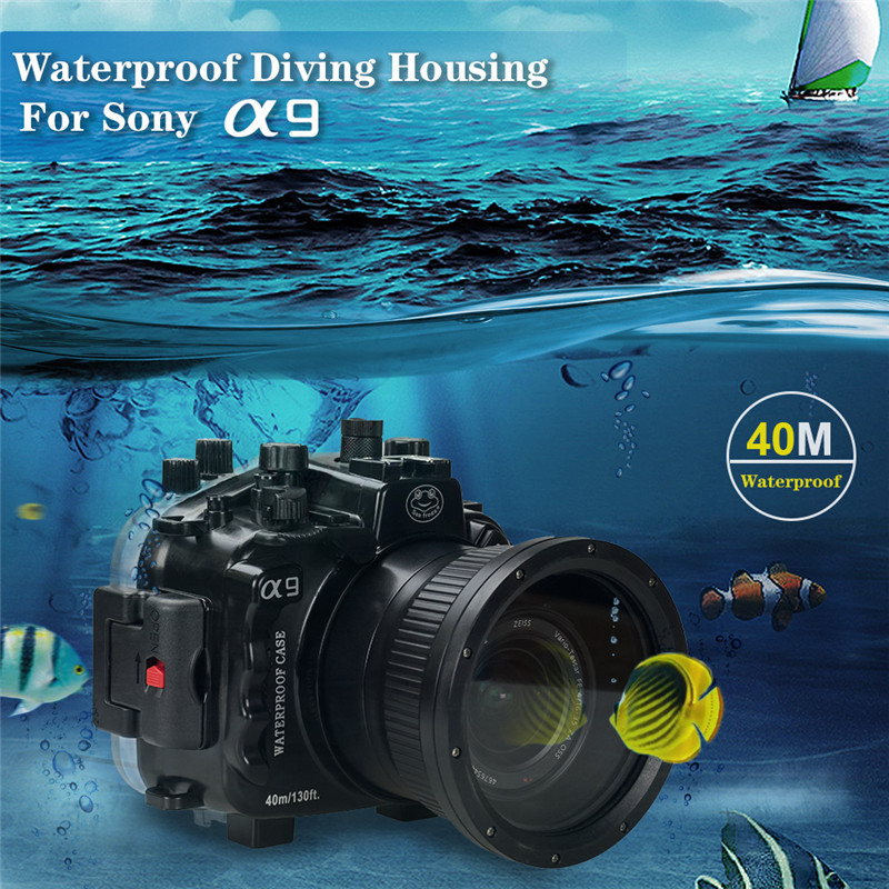 40M Meikon Sony A9 Underwater Housing Waterproof Case