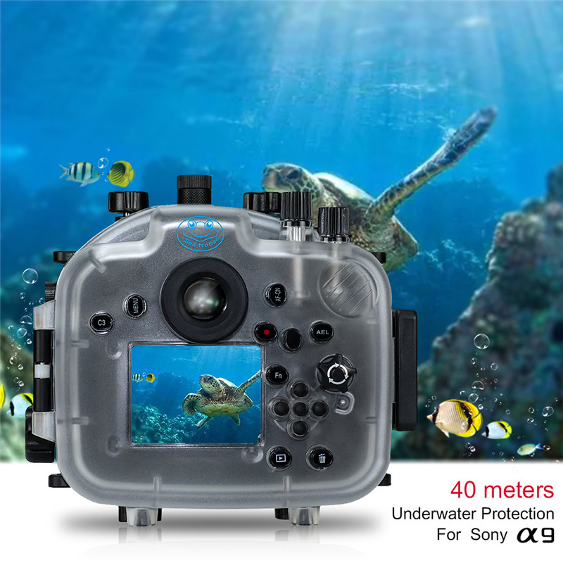 40M Meikon Sony A9 Underwater Housing Waterproof Case