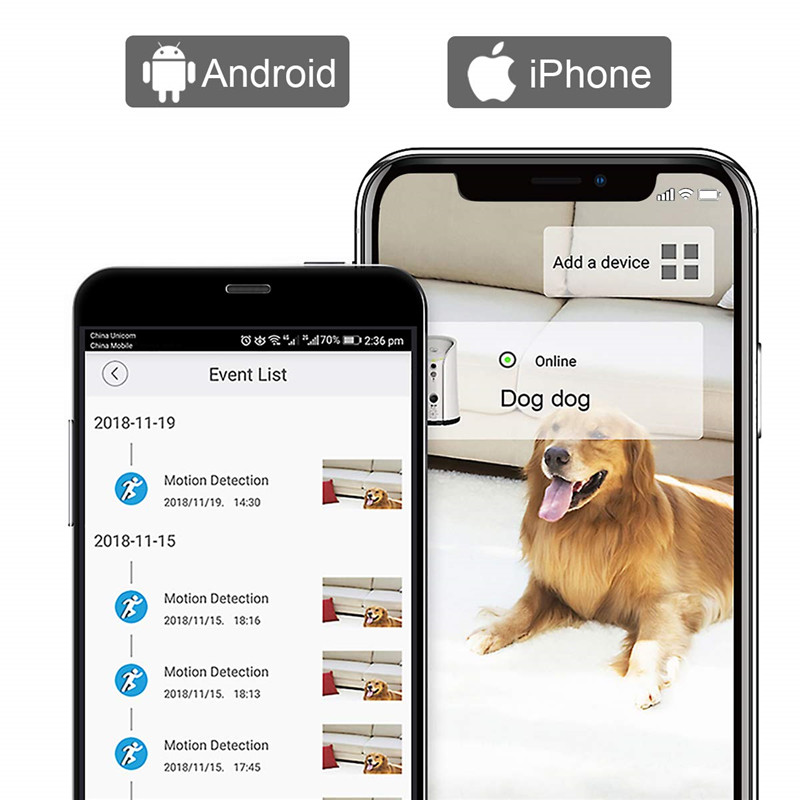 SKYMEE Dog Treat Dispenser WiFi Remote Camera SKYMEE Dog Treat Dispenser WiFi Remote Camera