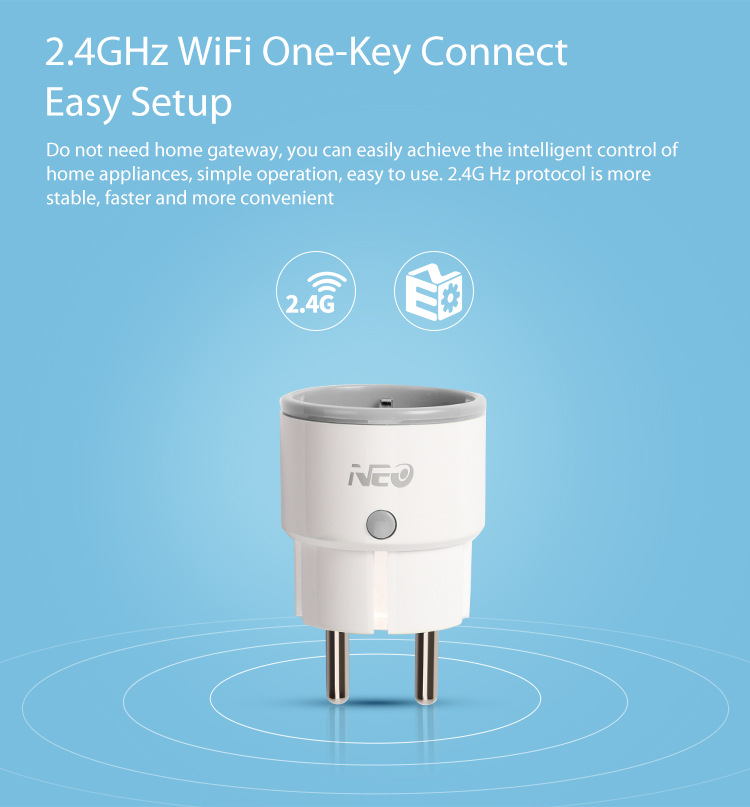 NEO WIFI Smart Plug Smart Switch Socket EU Plug