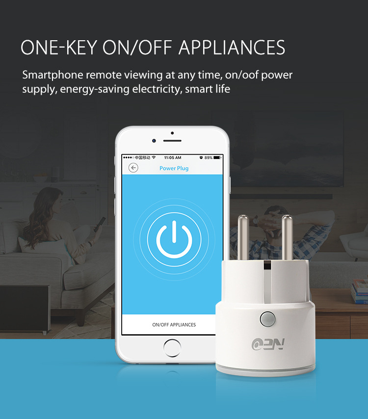 NEO WIFI Smart Plug Smart Switch Socket EU Plug