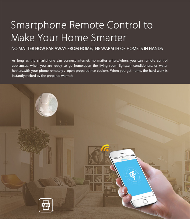 NEO COOLCAM Home Automation Smart WiFi PIR Motion Sensor