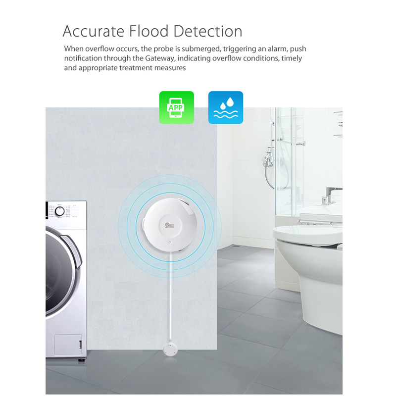 NEO Smart Wi-Fi Water Sensor Flood and Leak Detector