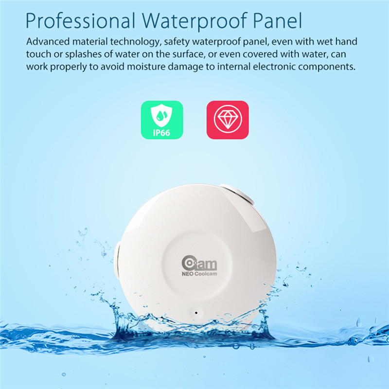 NEO Smart Wi-Fi Water Sensor Flood and Leak Detector