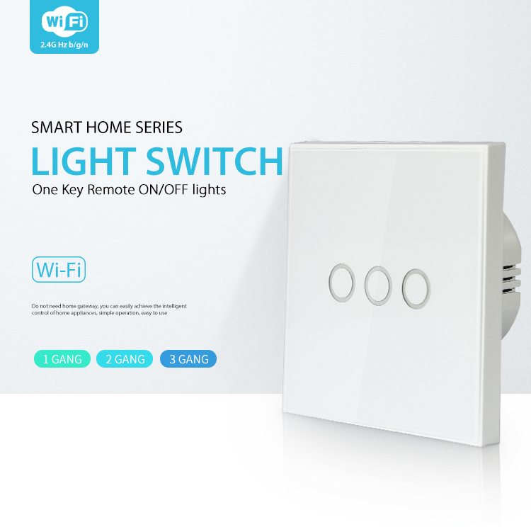 NEO Coolcam Wifi Wall Light Switch Smart Home Wall Touch Switch 3 Gang
