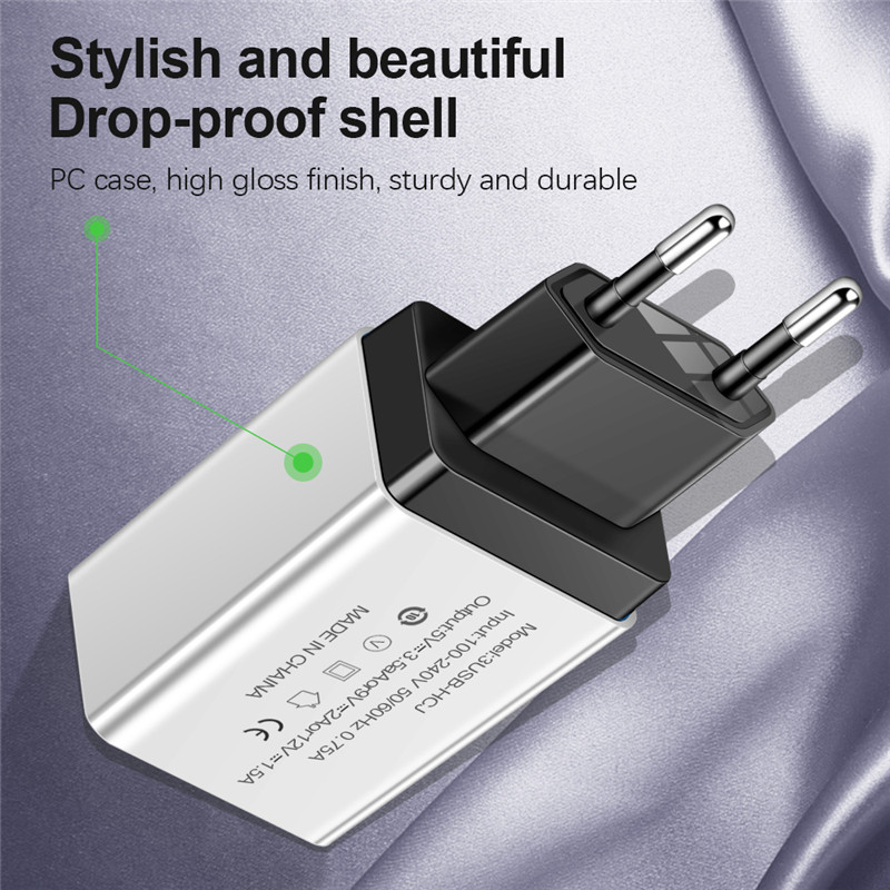 5V2A 3U USB Charger EU US Adapter traverl charger