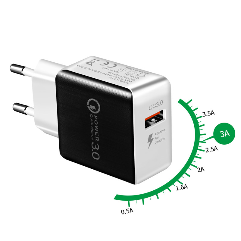 Quick Charge 3.0 Mobile Phone Charger USB Travel Wall Charger