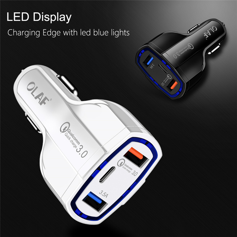 Quick charge 3.0 5V/3.5A 2 USB Ports Mobile Phone Car charger