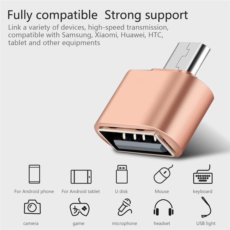OTG Cable Adapter Micro USB Converter To USB port Mobile Phone
