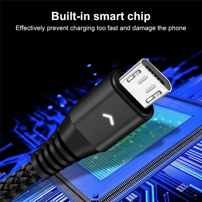 2A Fast Charging Data Wire Cord Micro USB Charger Cable