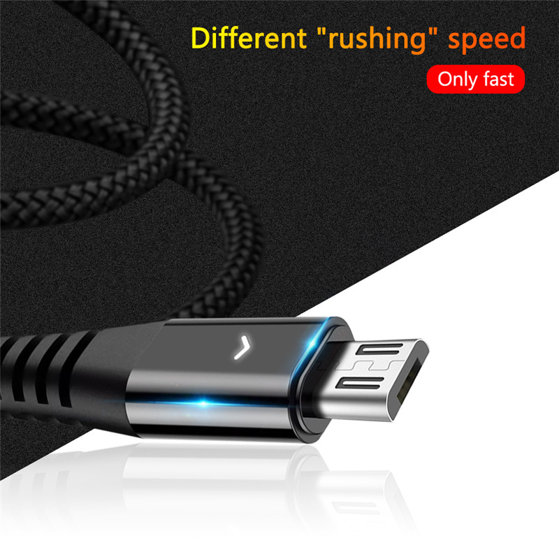 2A Fast Charging Data Wire Cord Micro USB Charger Cable