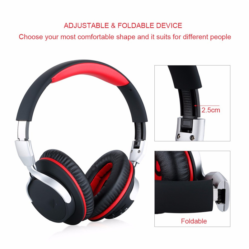 AH861 Over Ear Wireless Headphones Bluetooth Headset ShareMe Handsfree 