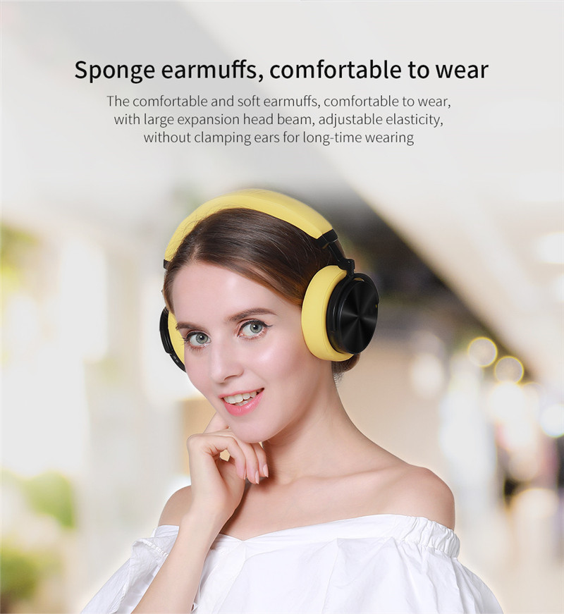 T5 Portable Active Noise Cancelling Wireless Headphones Bluetooth Headset