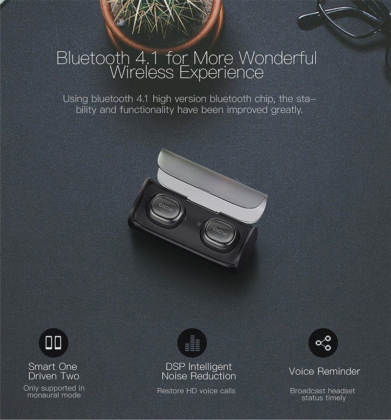 Q29 TWS business Bluetooth earphones wireless 3D stereo headphones